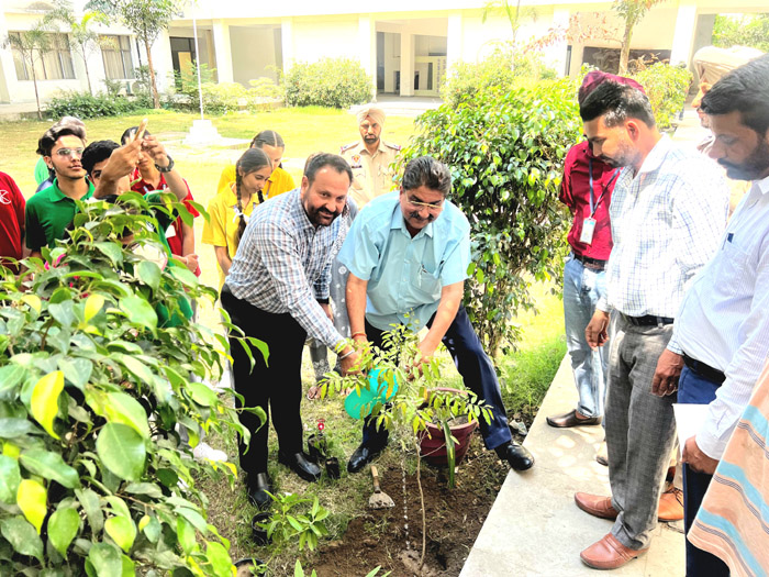 The Deputy Commissioner celebrated Earth Day with the students of KC Public School by planting saplings